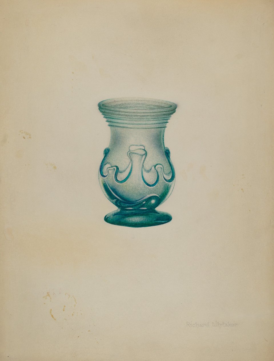Vaso di vetro da Richard Whitaker
