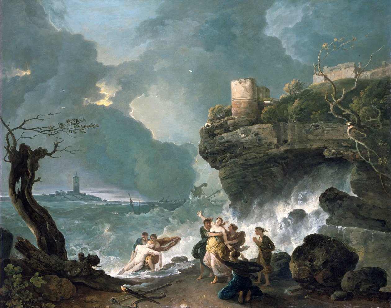 Ceyx e Alcyone, 1768 da Richard Wilson