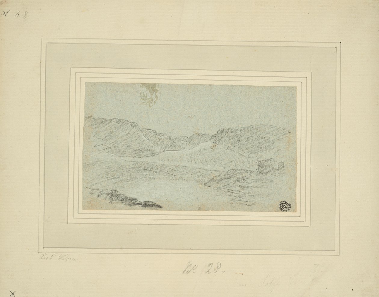 Paesaggio collinare da Richard Wilson