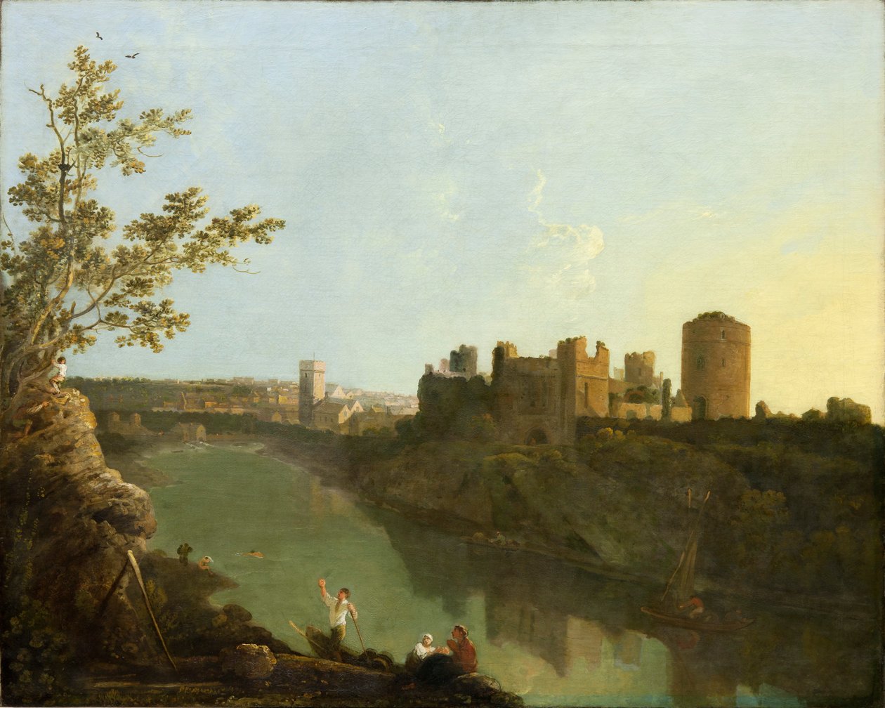 Pembroke Town e Castello, 1765 da Richard Wilson