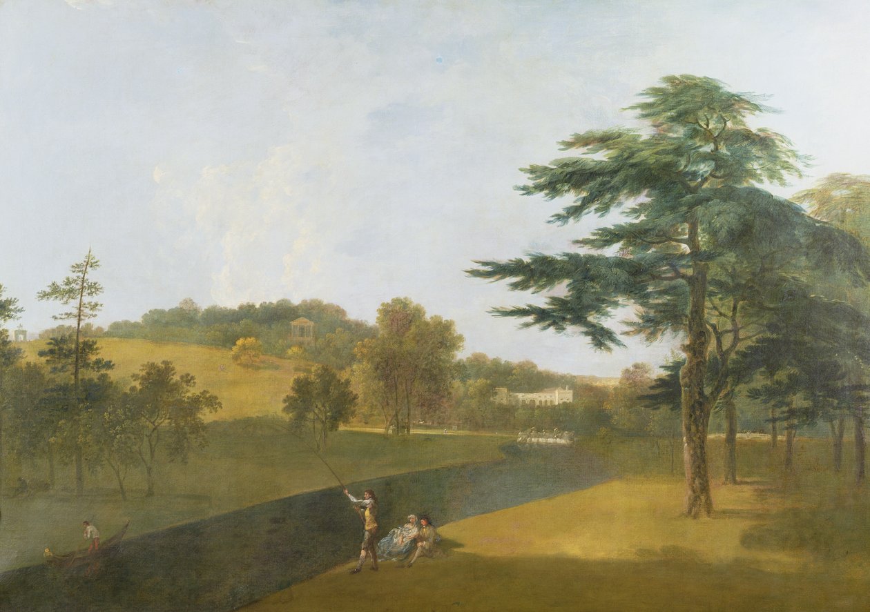 Vista Sud di Wilton House, attraverso il Nadder da Richard Wilson
