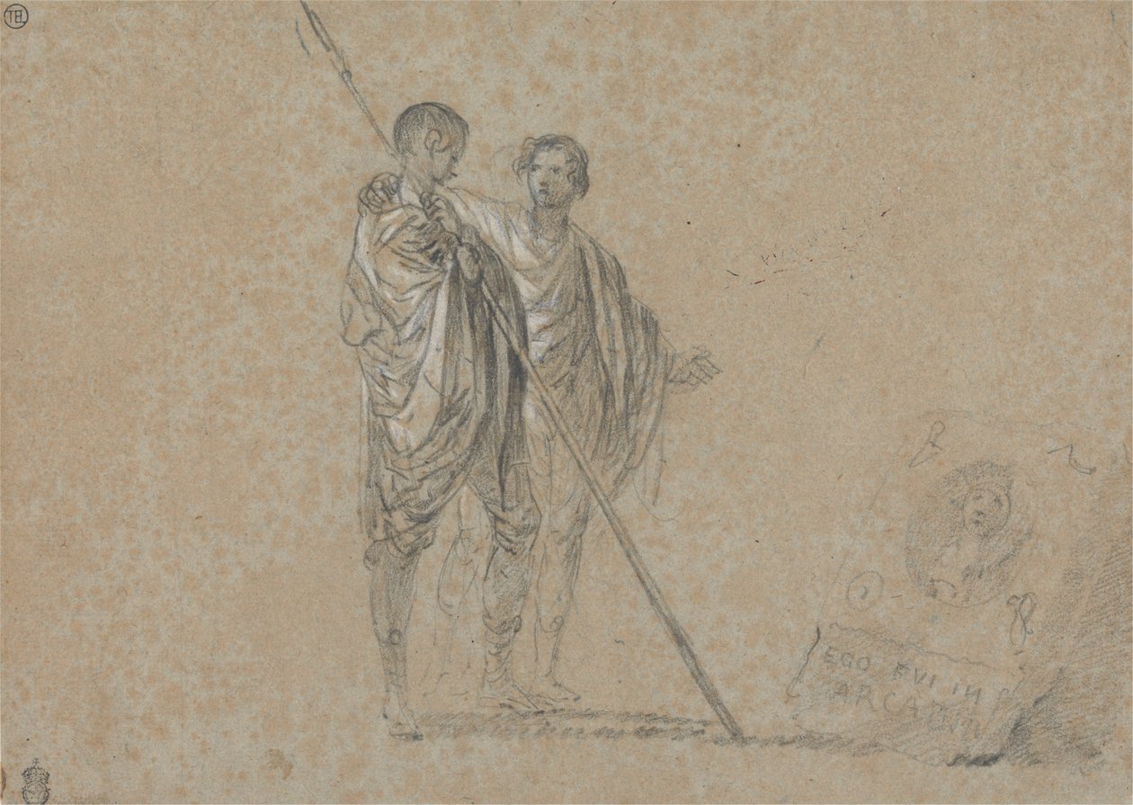 Studio di figure per "Una vista della Campagna" da Richard Wilson
