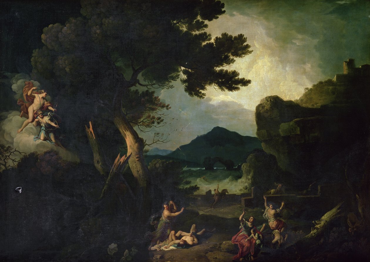 La distruzione dei figli di Niobe da Richard Wilson