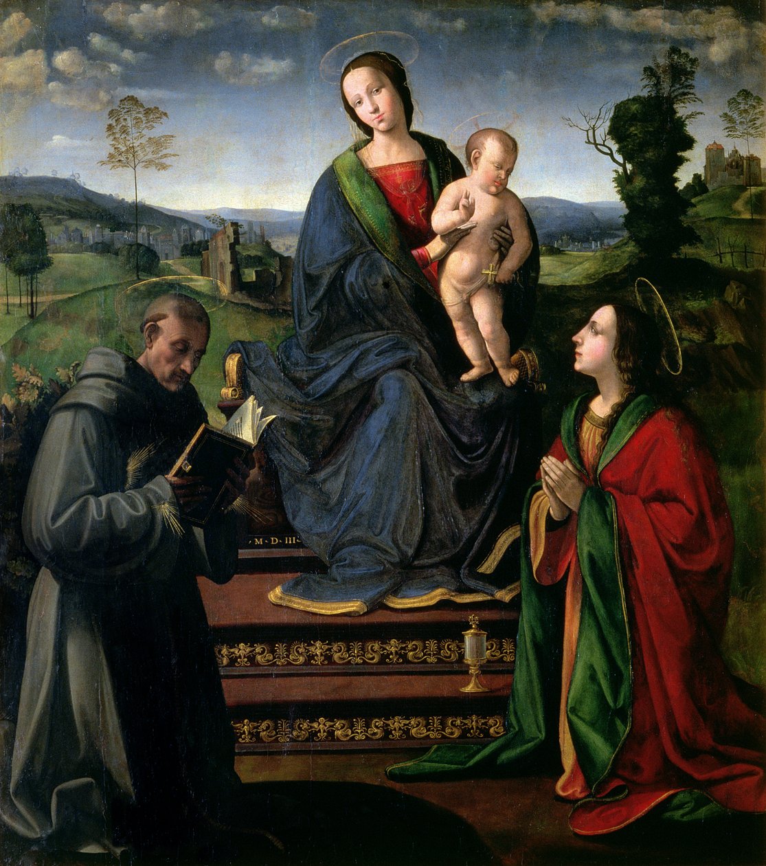 Madonna col Bambino con San Francesco d