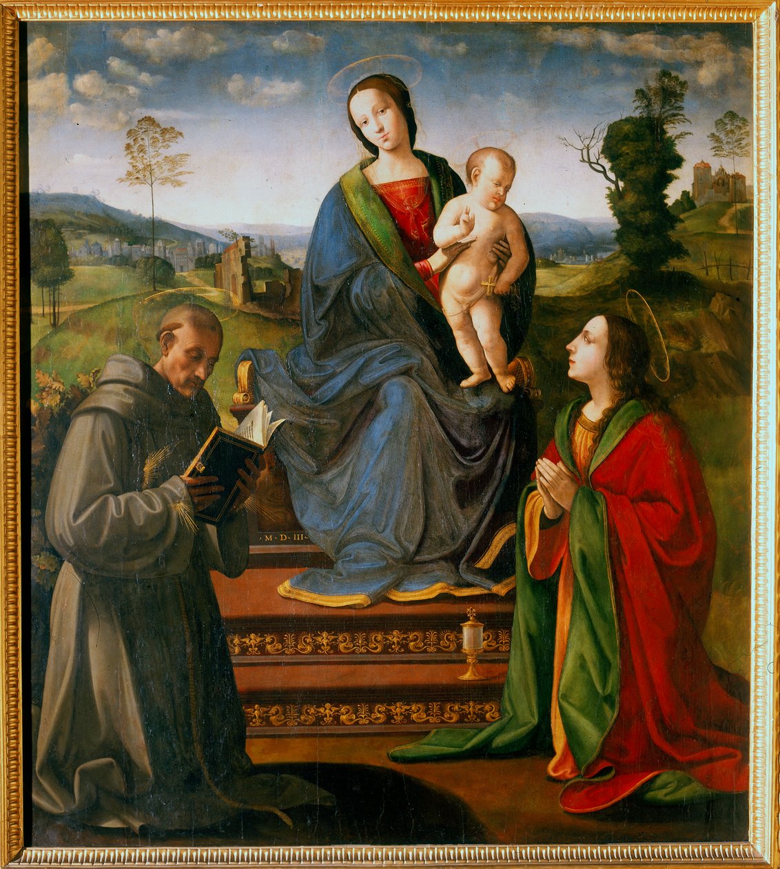 Madonna col Bambino con i Santi Francesco e Maria Maddalena da Ridolfo Ghirlandaio