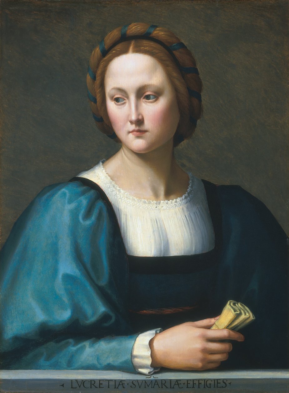 Lucrezia Sommaria, c. 1510 da Ridolfo Ghirlandaio