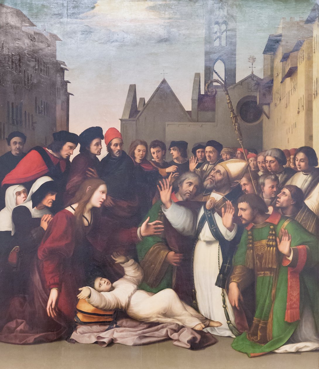 San Zenobio resuscita un ragazzo da Ridolfo Ghirlandaio
