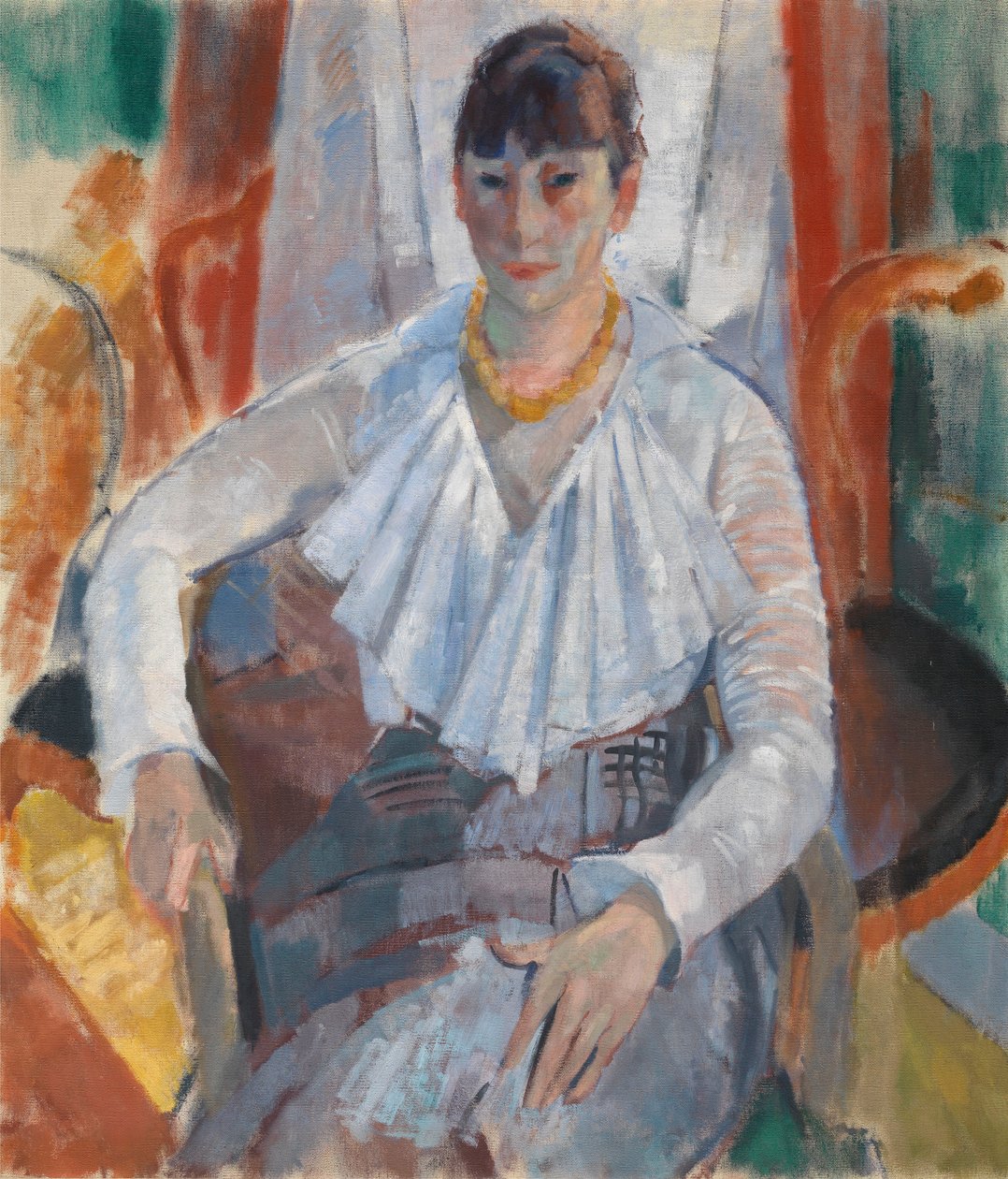 Frau in Weiß da Rik Wouters