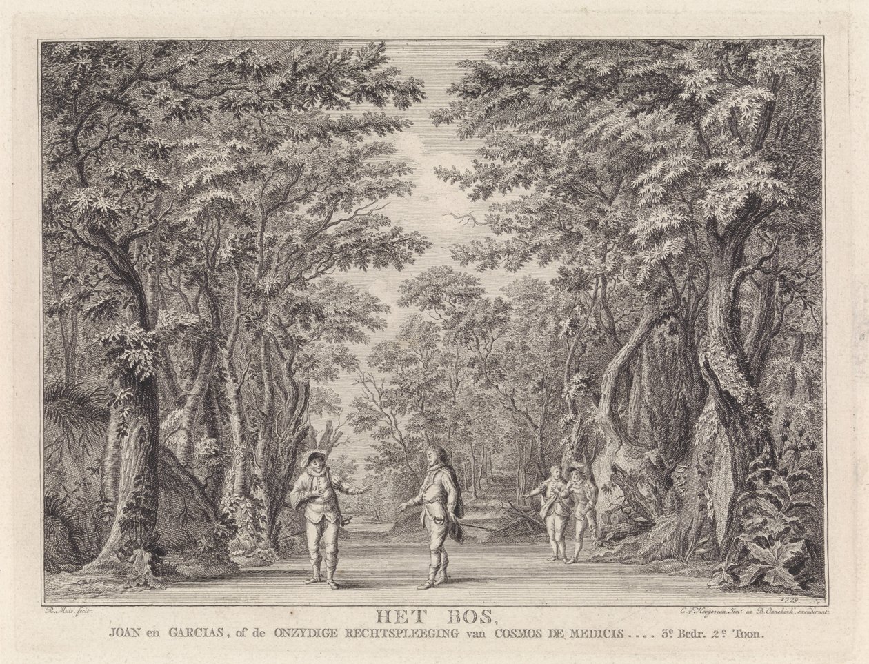 La morte di Johan e Garcias: Quattro uomini nel bosco da Robbert Muys