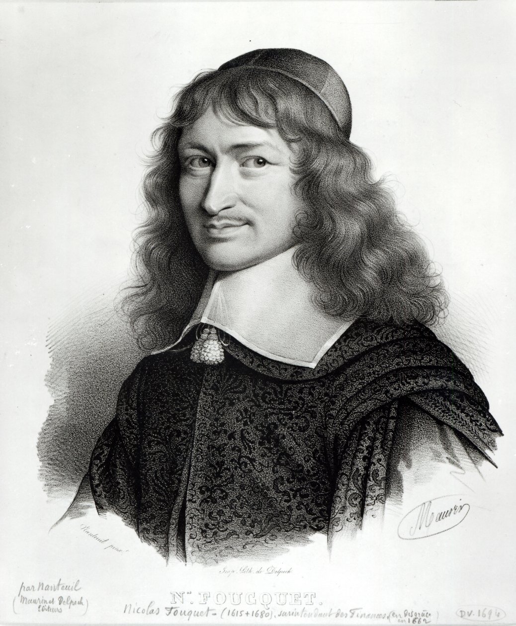 Ritratto di Nicolas Fouquet da Robert Nanteuil