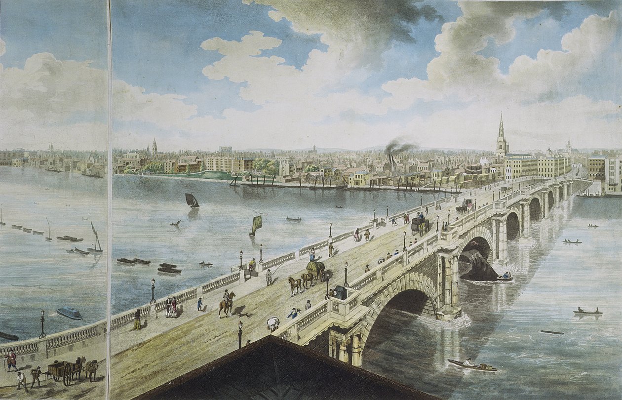 Veduta panoramica di Londra, 1792-93 da Robert Barker