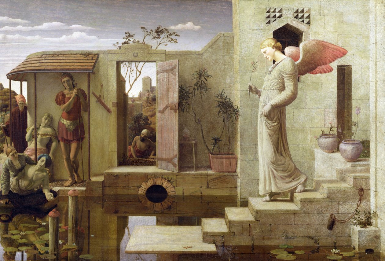 La piscina di Bethesda, 1877 da Robert Bateman