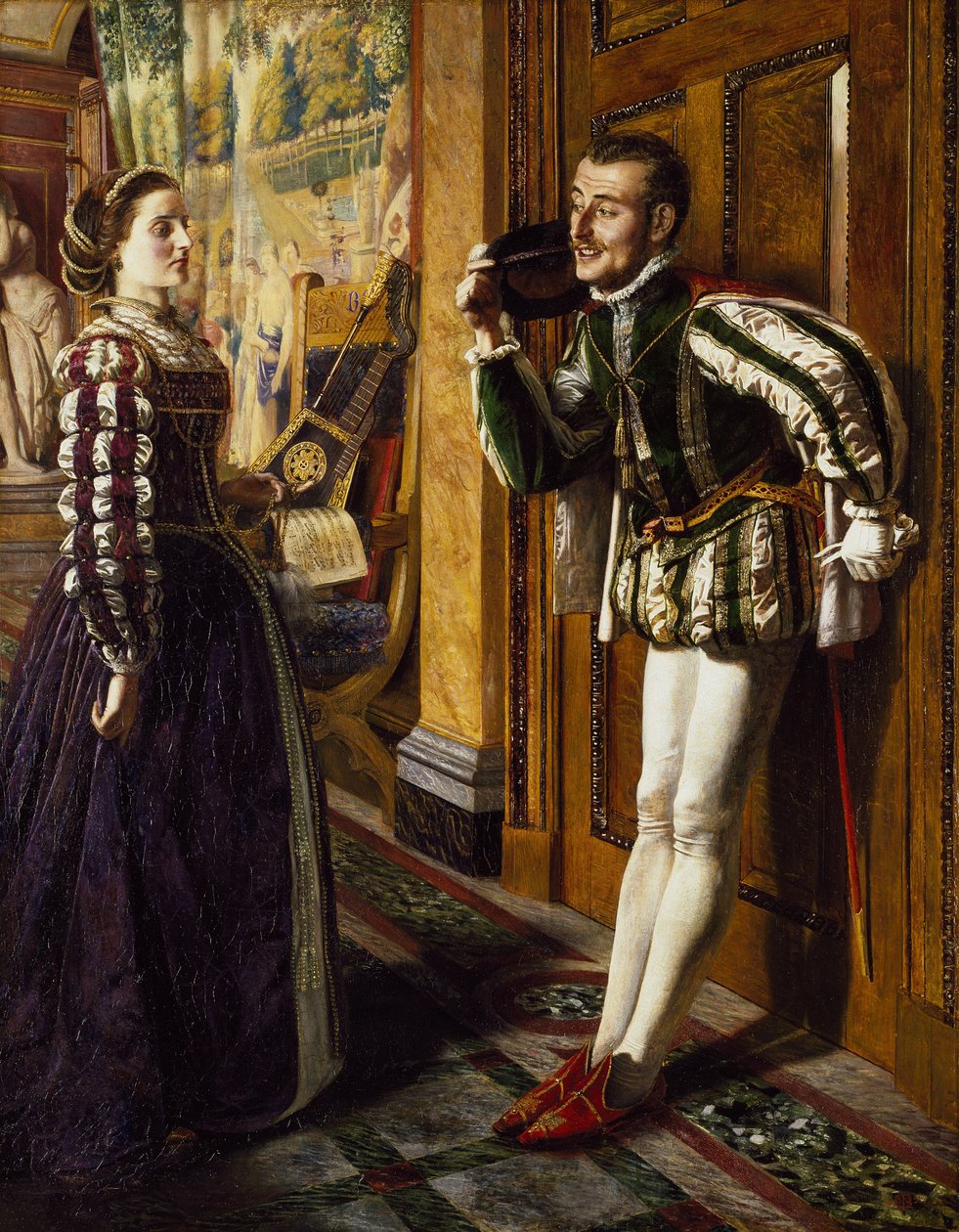 La bisbetica domata: Caterina e Petruccio, 1855 da Robert Braithwaite Martineau