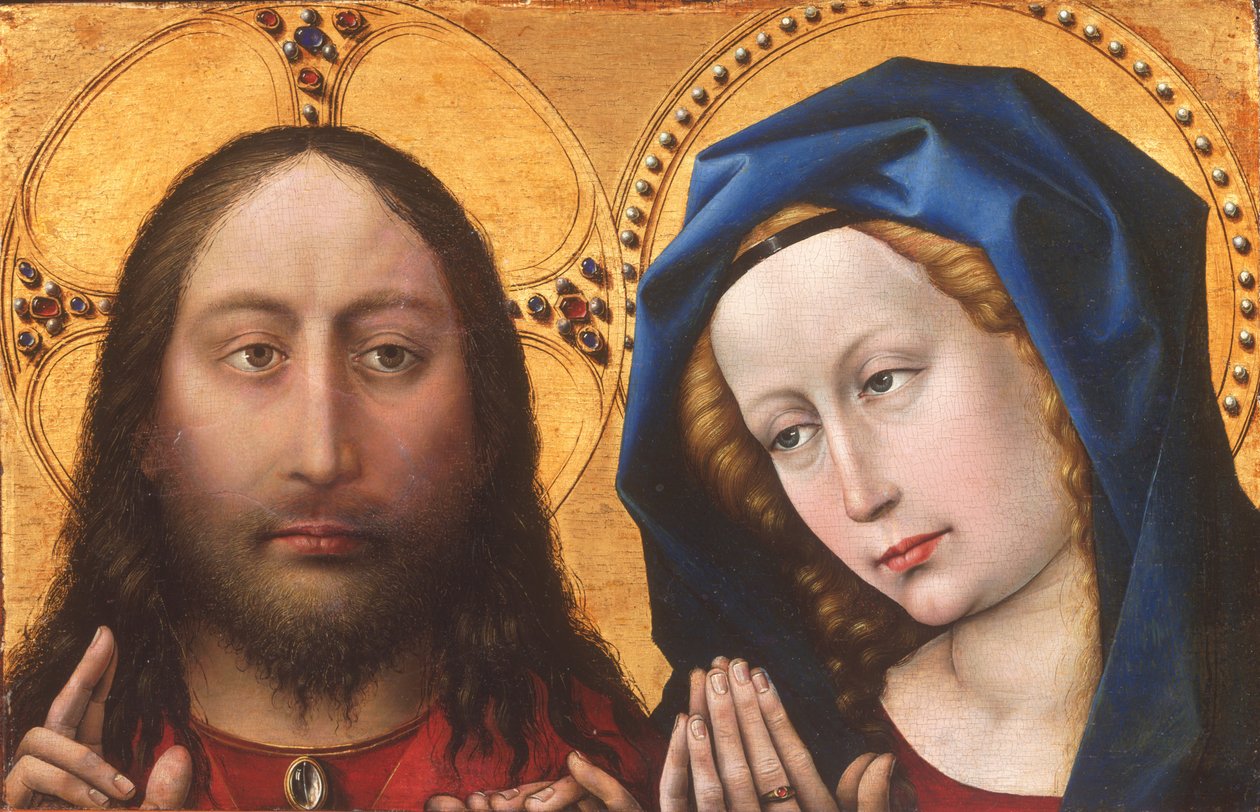 Cristo e la Vergine da Robert Campin