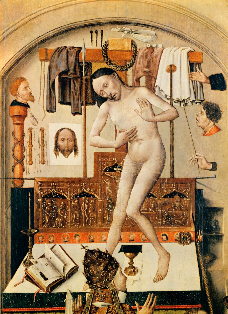La messa di San Gregorio Magno (dettaglio) da Robert Campin