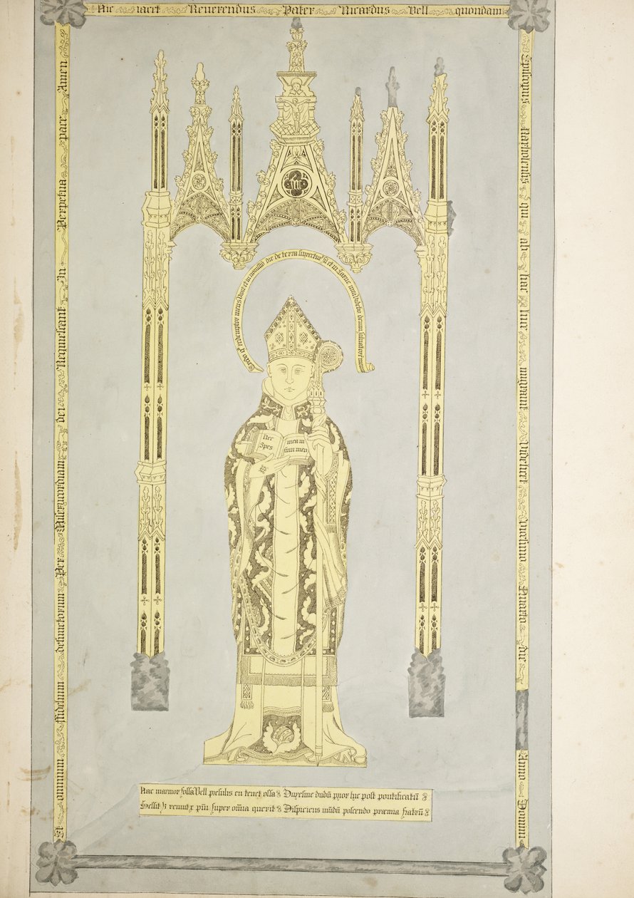 Le antichità della Cattedrale di Santa Maria, Carlisle, disegnate da Robert Carlile, 1795 da Robert Carlile