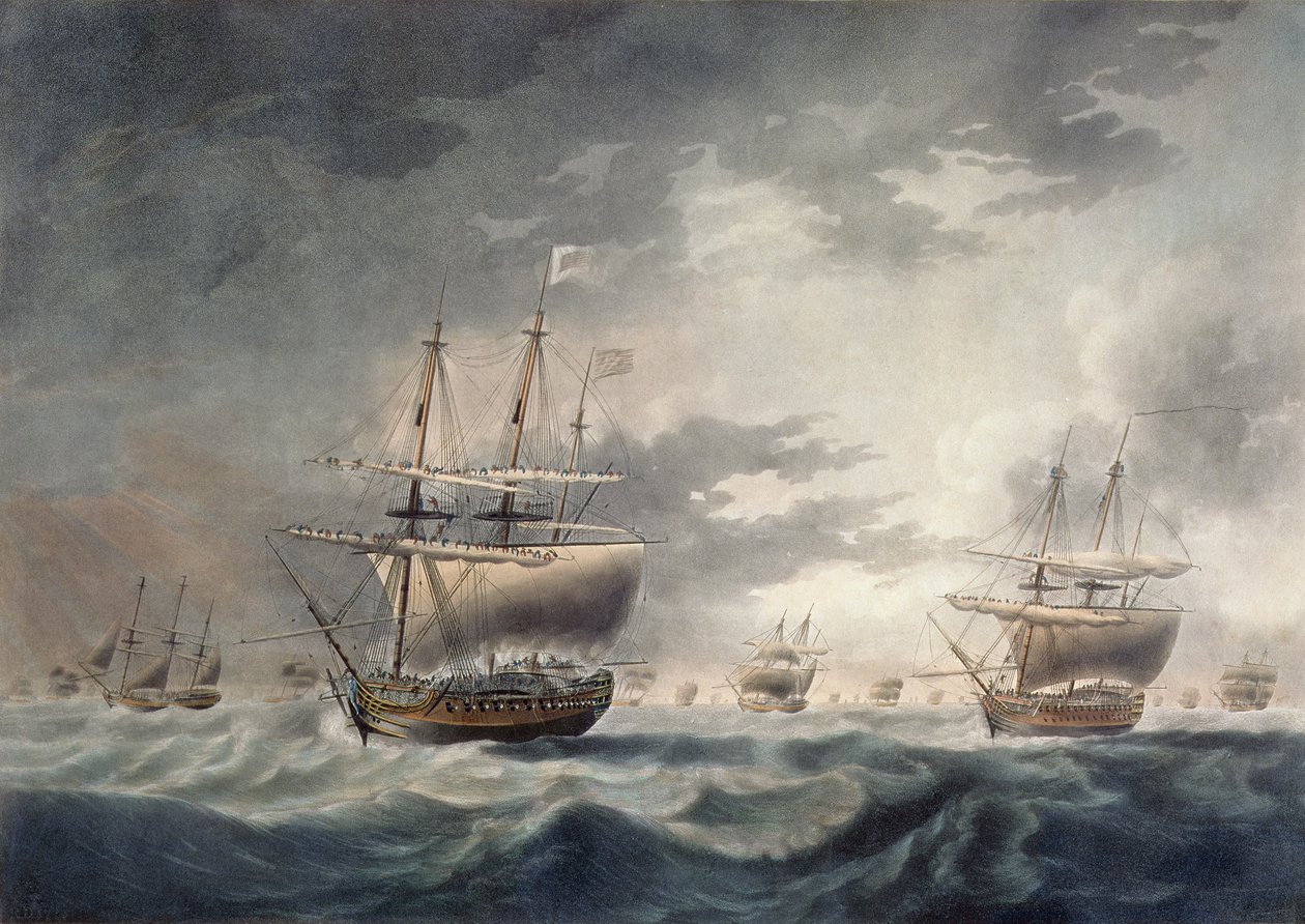 Una tempesta in arrivo, inciso da Francis Jukes (1747-1812) pubblicato nel 1795 da Robert Dodd