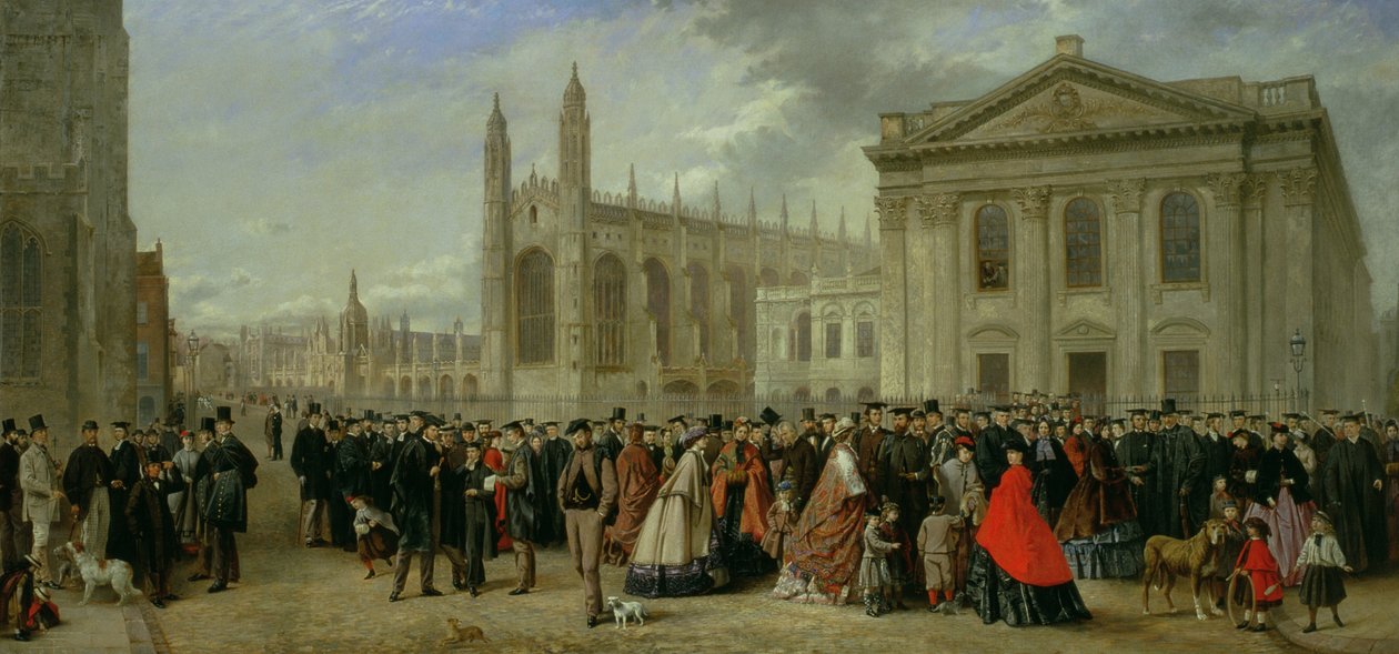 Mattina della Laurea a Cambridge nel 1863 da Robert Farren