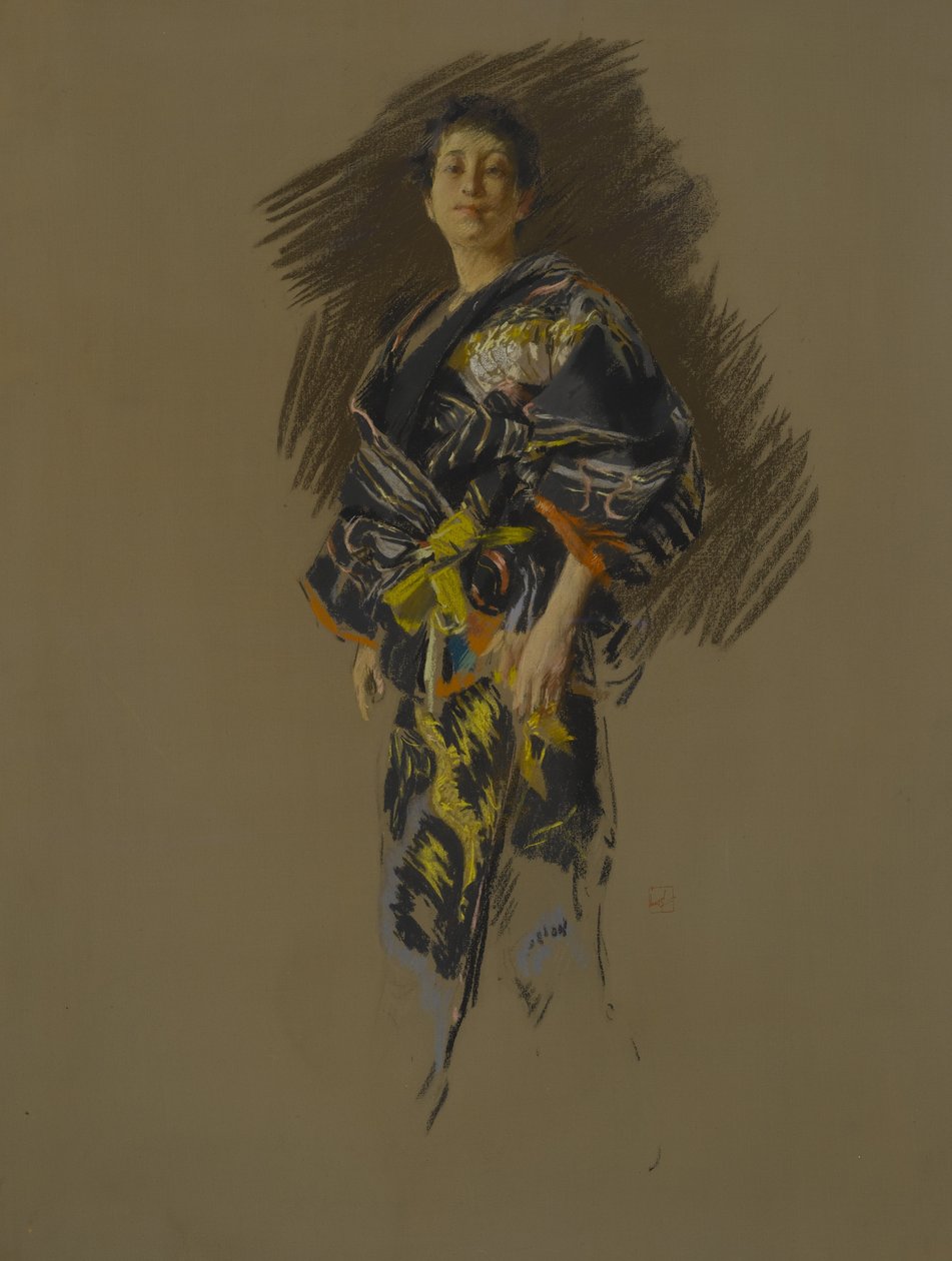 Donna in costume giapponese, c.1882 da Robert Frederick Blum