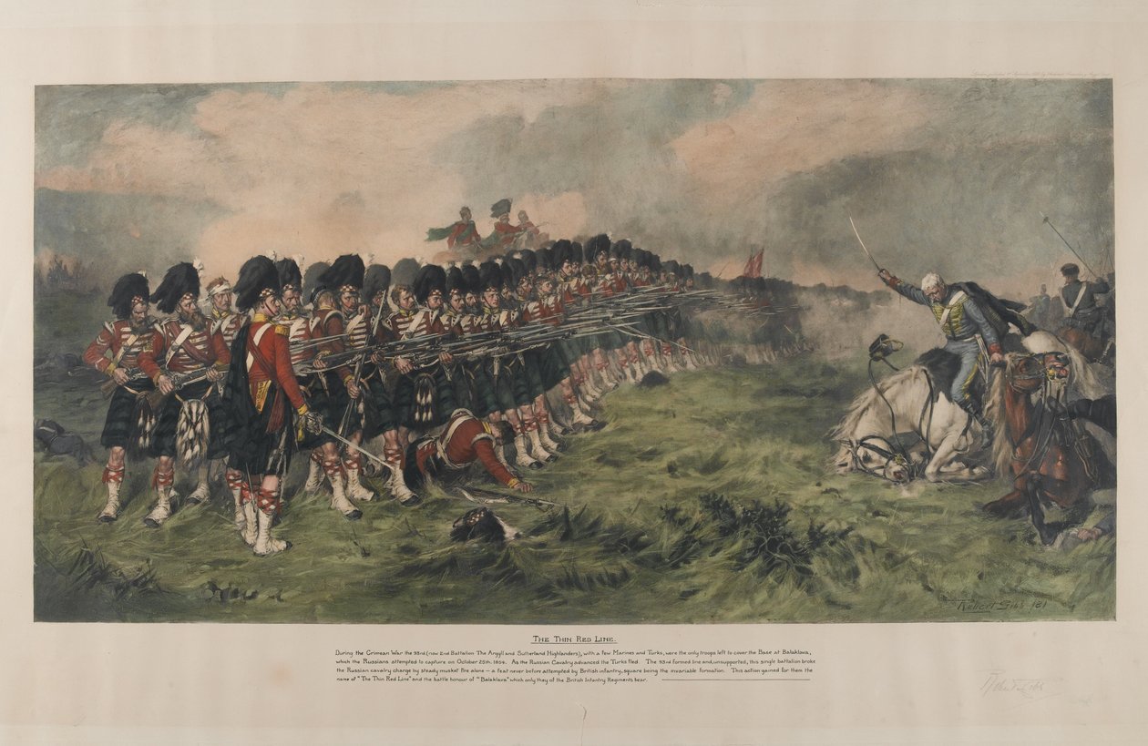 La linea sottile rossa, pubblicato nel 1883 da Robert Gibb