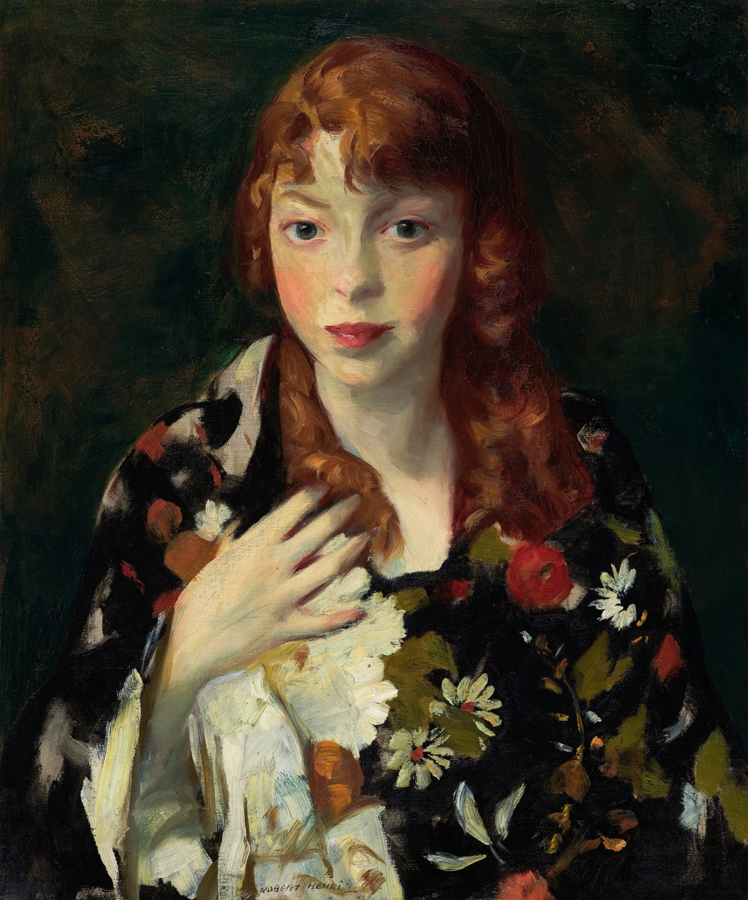 Edna Smith in un abito giapponese da Robert Cozad Henri