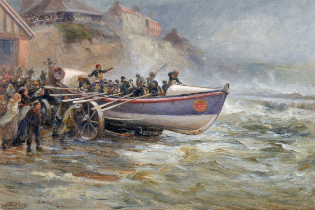 Varo della Scialuppa di Salvataggio di Cullerboats, 1902 da Robert Jobling