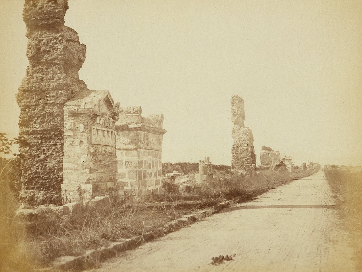 Veduta della Via Appia Antica da Robert MacPherson