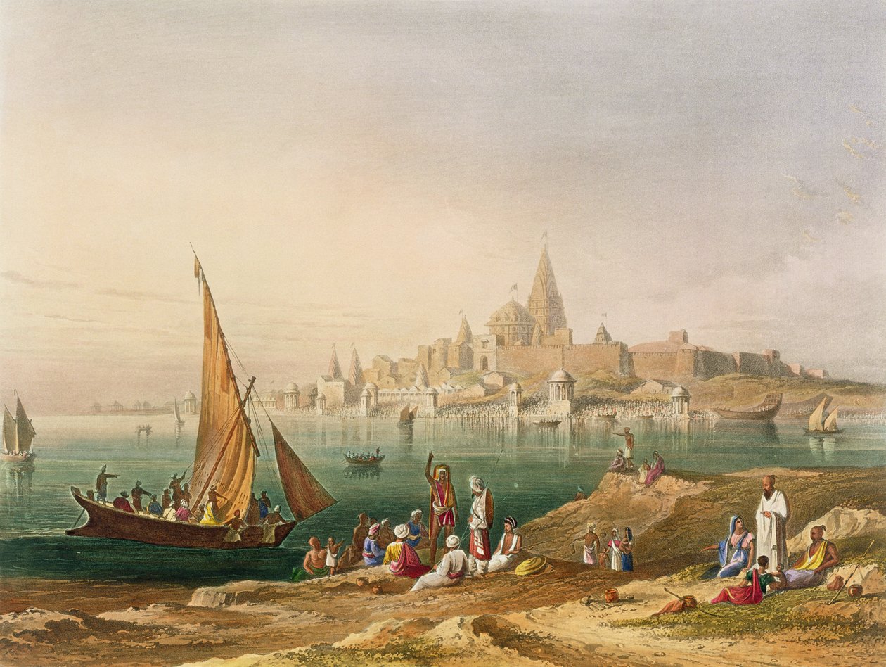 La città sacra e i templi di Dwarka, da Volume II di 