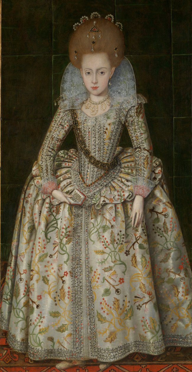 Principessa Elisabetta (1596-1662), poi regina di Boemia, c.1606 da Robert Peake