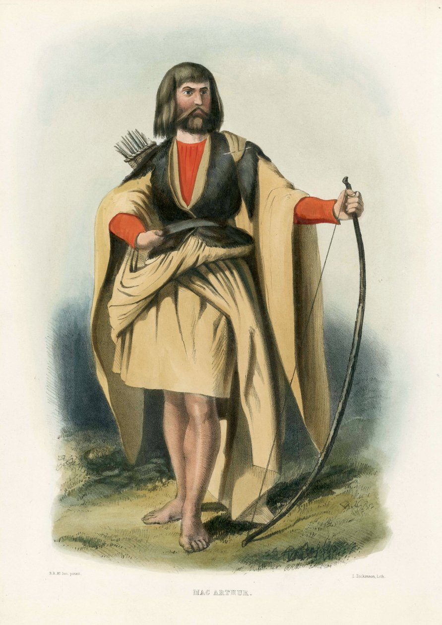 Mac Arthur, da The Clans of the Scottish Highlands, pub.1845 da Robert Ronald McIan