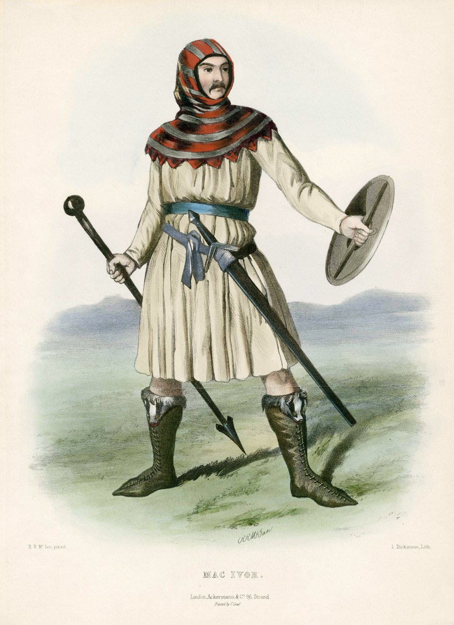 Mac Ivor, da The Clans of the Scottish Highlands, pub.1845 da Robert Ronald McIan