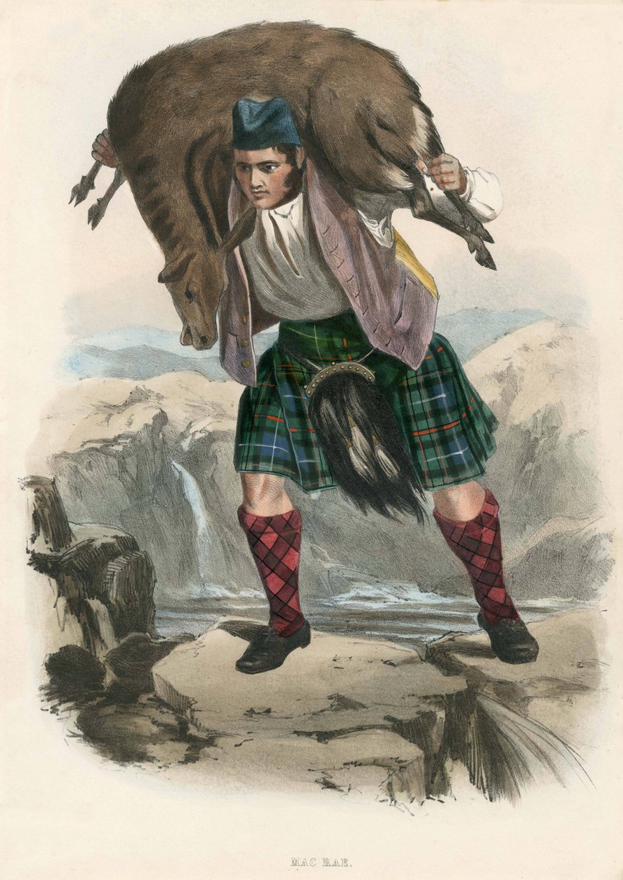 Mac Rae, da The Clans of the Scottish Highlands, pub.1845 da Robert Ronald McIan