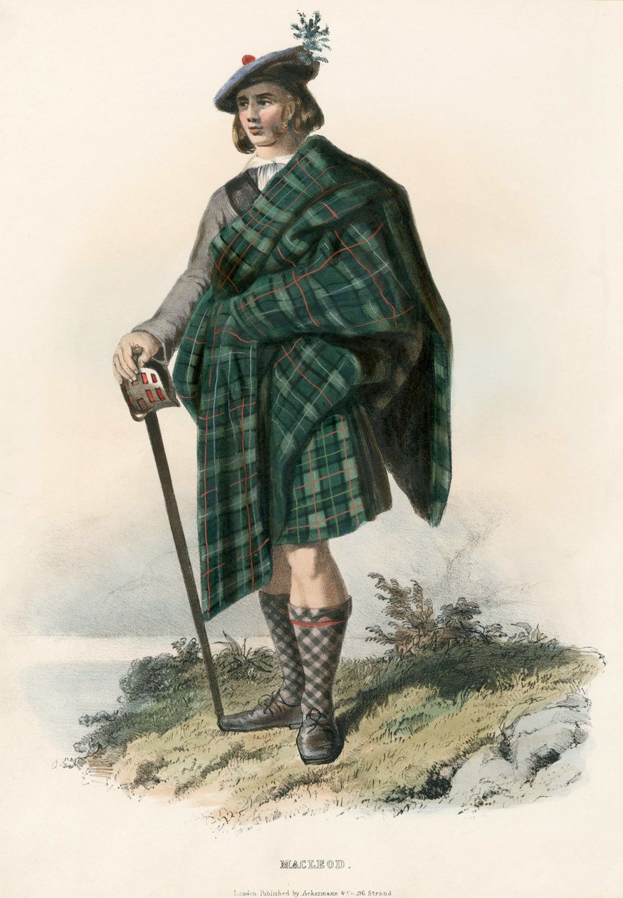 Macleod, da The Clans of the Scottish Highlands, pub.1845 da Robert Ronald McIan