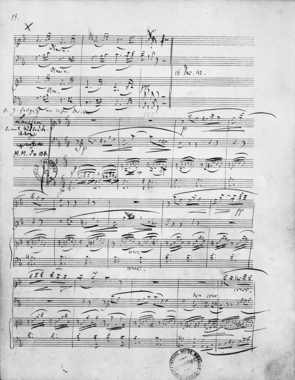 Ms.312, Phantasiestücke, Opus 88, per pianoforte, violino e violoncello, 1842 da Robert Schumann