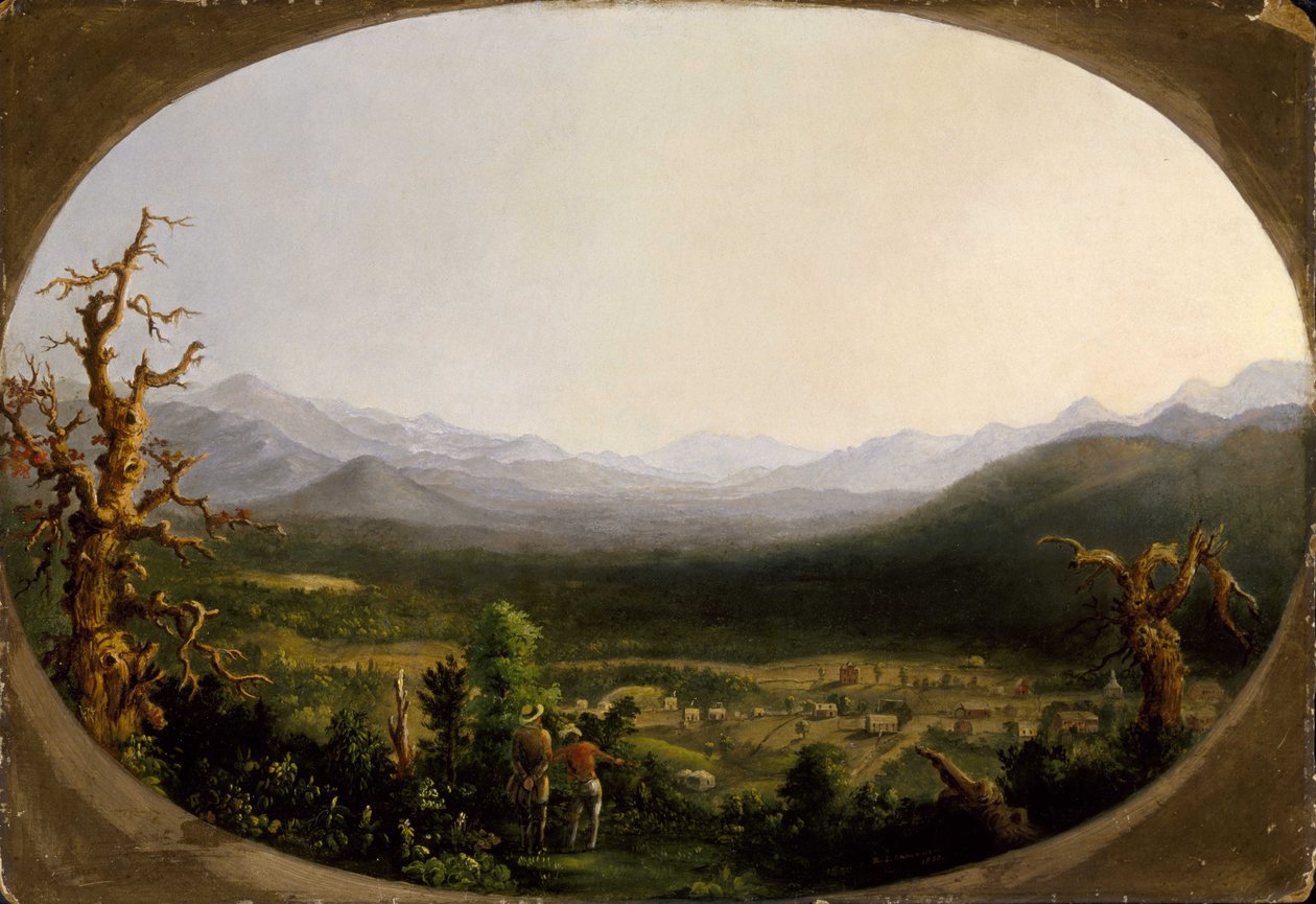 Veduta di Asheville, Carolina del Nord da Robert Scott Duncanson