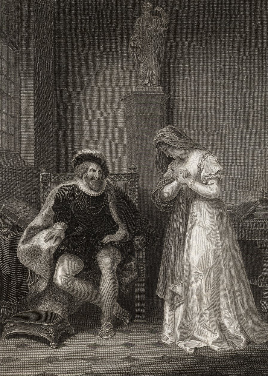 Angelo e Isabella, inciso da W.C. Wilson, da 