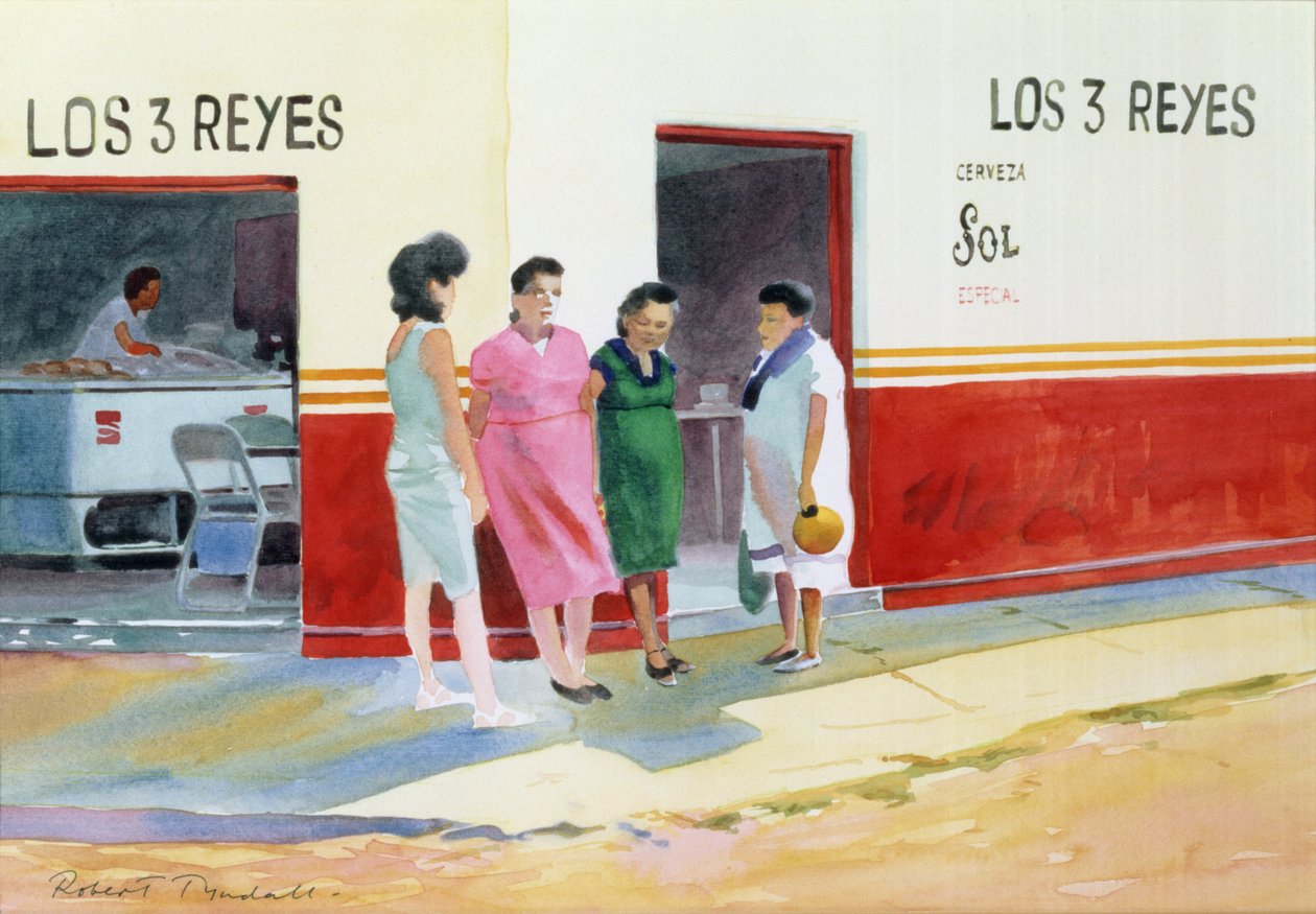 Conversazione, Yucatan, Messico da Robert Tyndall