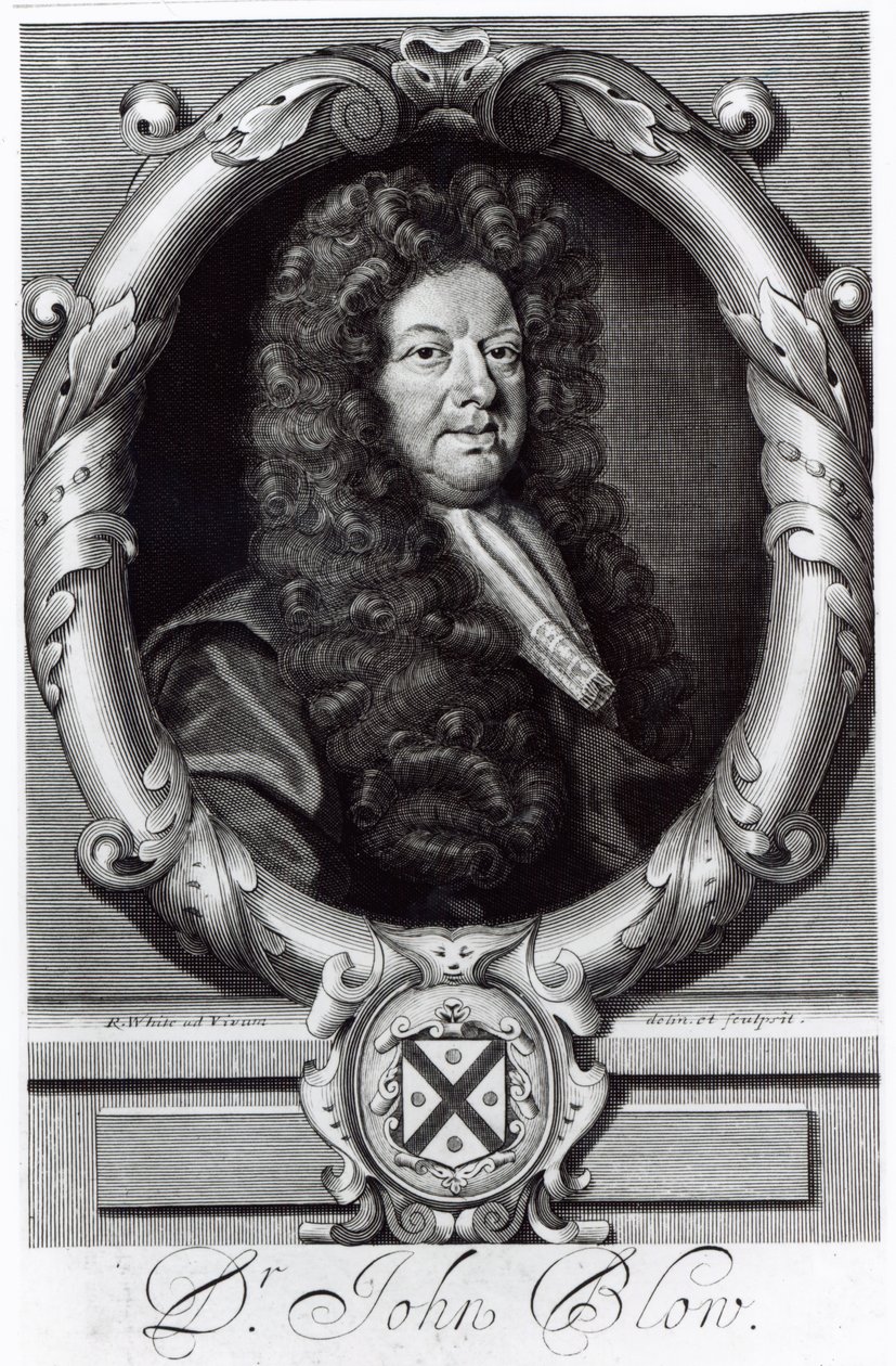 Ritratto di John Blow (1649-1708) da Robert White