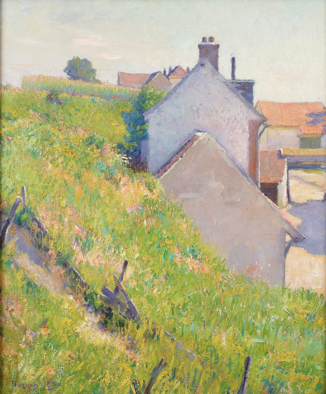 Un pendio soleggiato da Robert William Vonnoh