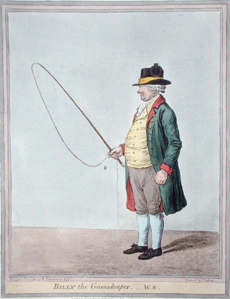 Billy il guardiacaccia, inciso da James Gillray (1756-1815) pubblicato da Hannah Humphrey nel 1810 da Robert (after) Frankland