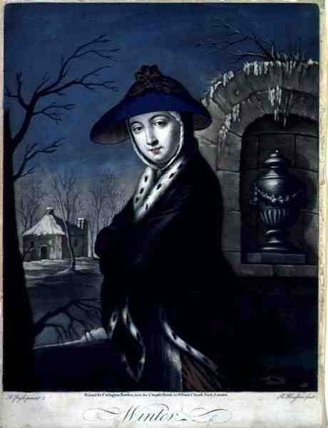 Inverno, pub. da Carington Bowles (fl.1744-93) da Robert (after) Pyle