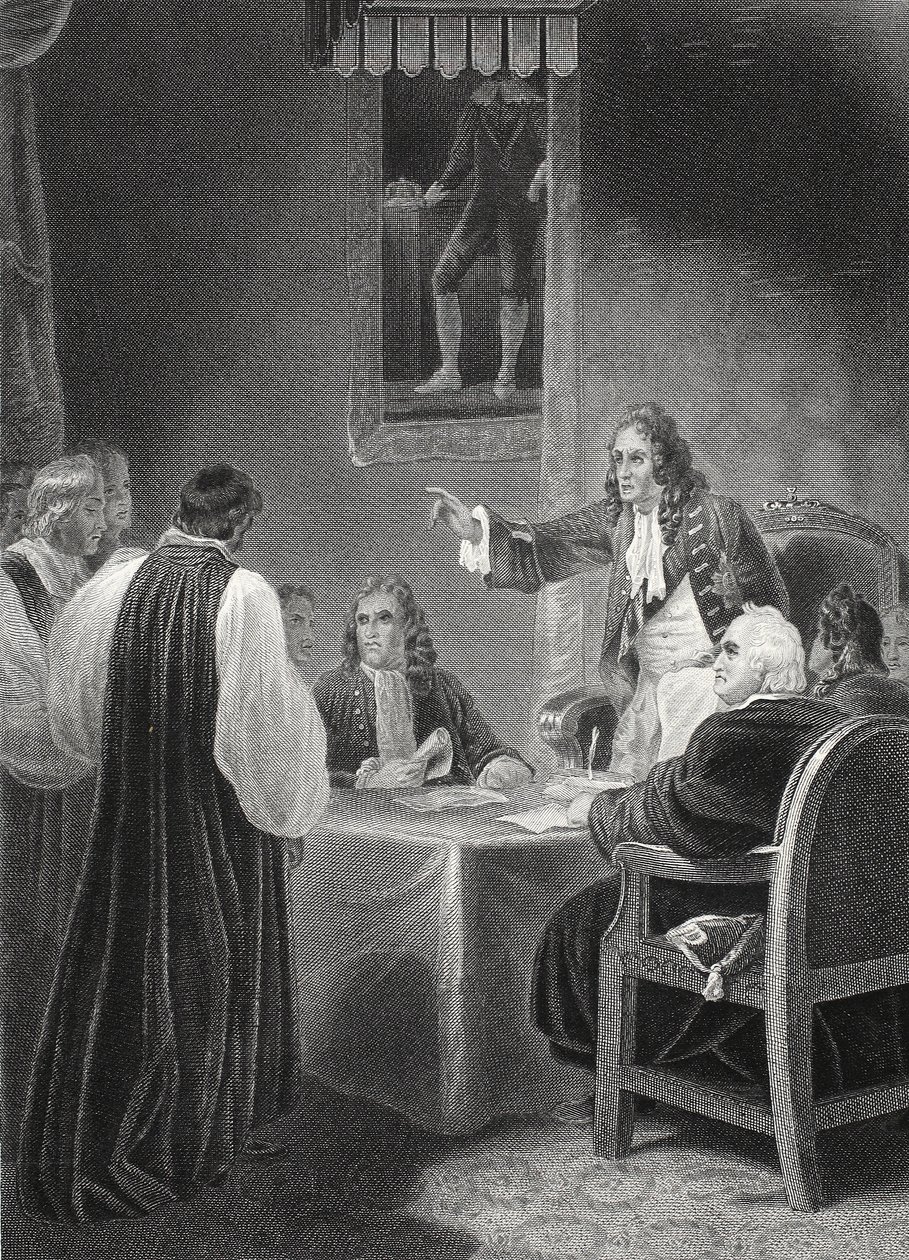 I vescovi davanti al Consiglio Privato da Robert (after) Smirke