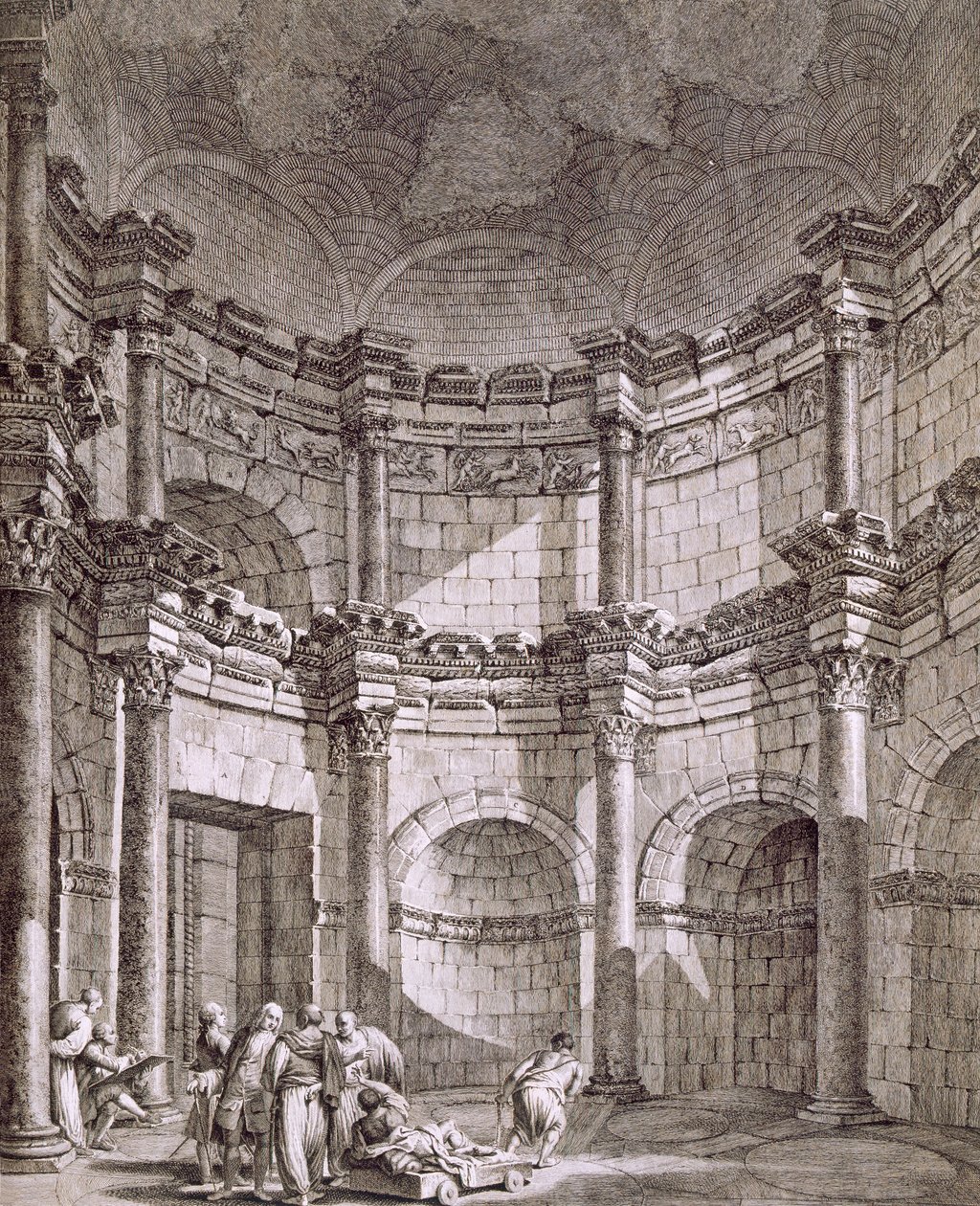 Il Tempio di Giove da Robert Adam