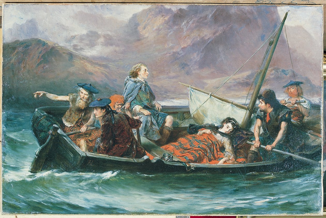 Durante il vagabondaggio di Charles Edward Stuart da Robert Alexander Hillingford