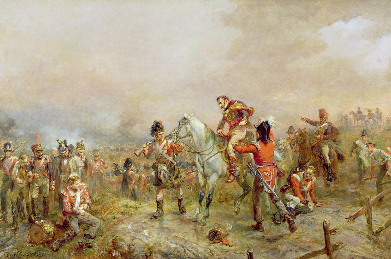 Campo di Waterloo da Robert Alexander Hillingford