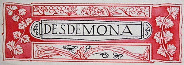 Desdemona, dalle Eroine di Shakespeare di Anna Murphy Jameson da Robert Anning Bell