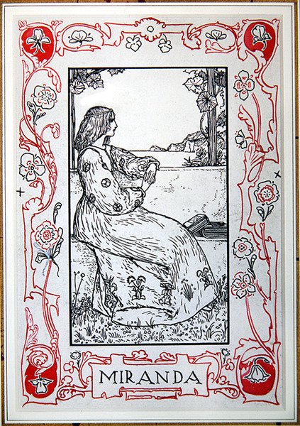 Miranda, dalle Eroine di Shakespeare di Anna Murphy Jameson da Robert Anning Bell