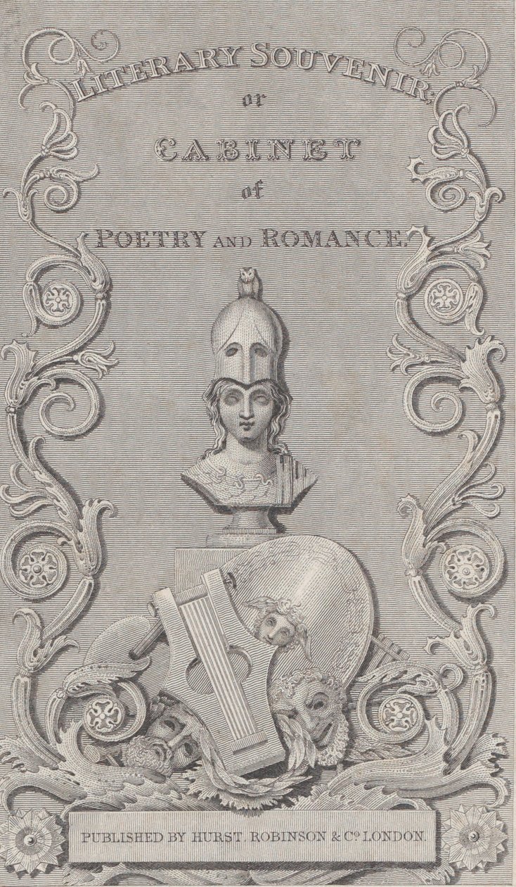 Carta commerciale per Literary Souvenir da Robert Baker