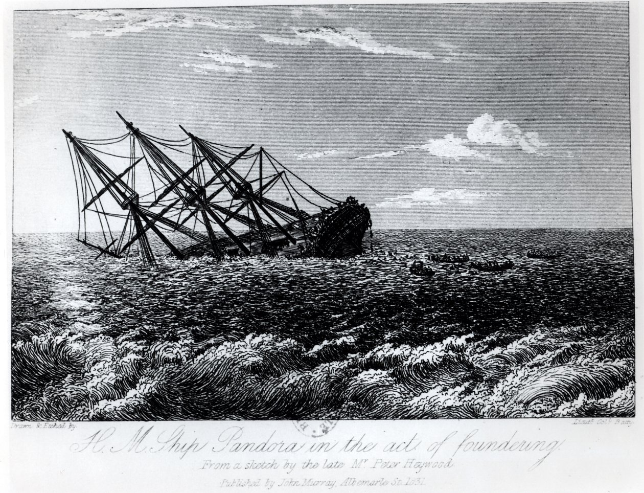 Il naufragio della H.M. Pandora, da 