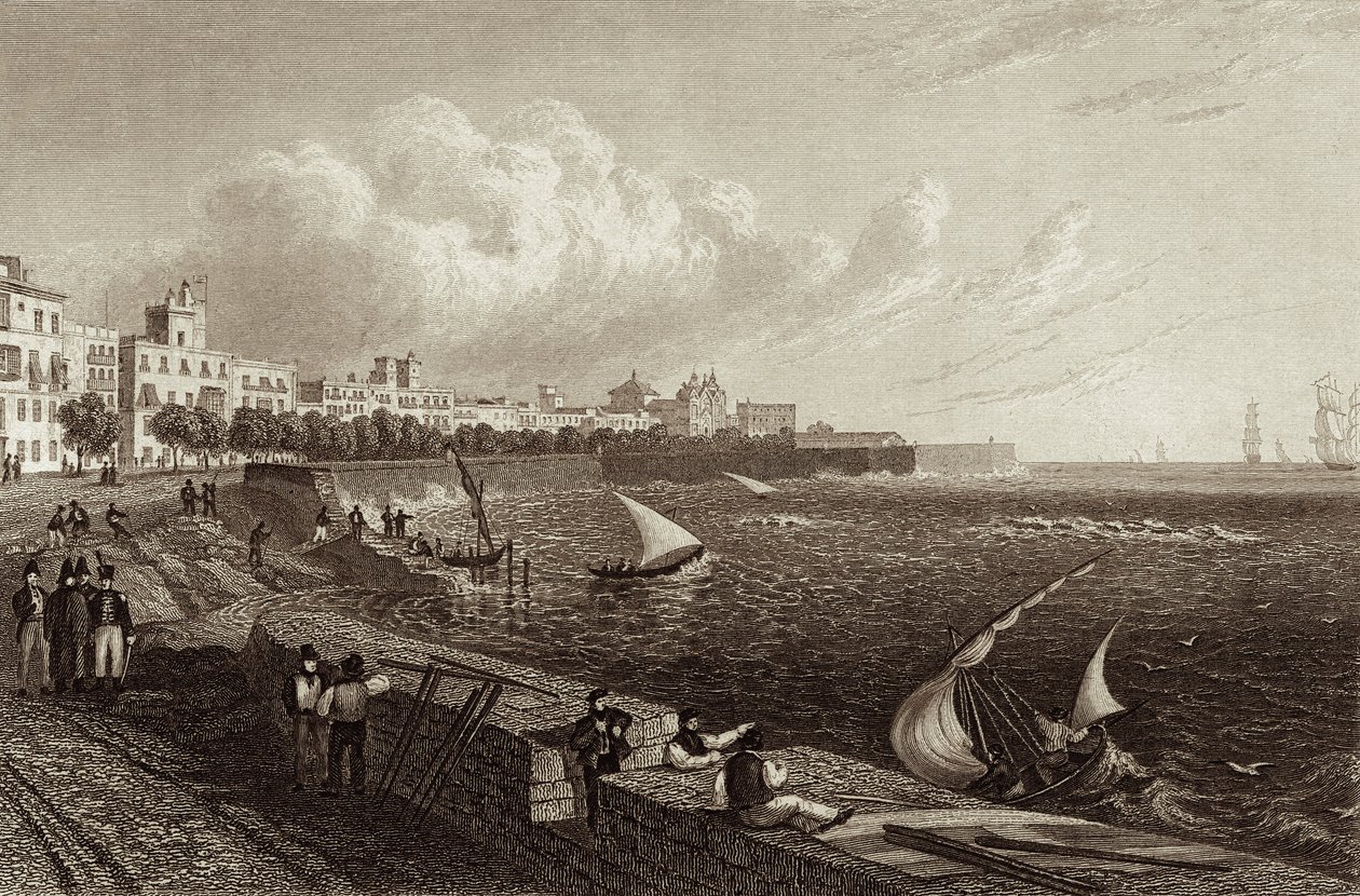 Veduta di Cadice da Robert Batty